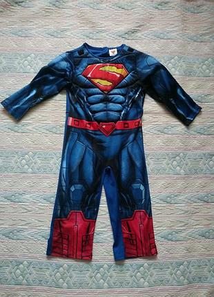 Карнавальный костюм супермен superman на 3-4 года