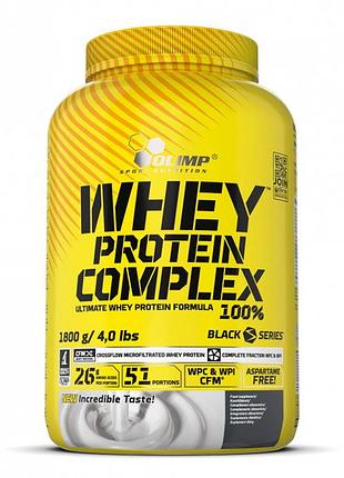 Протеїн olimp whey protein complex 100%, 1.8 кг ваніль