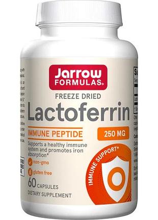Натуральная добавка jarrow formulas lactoferrin 250 mg, 60 капсул