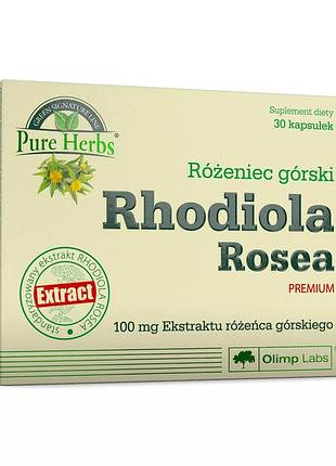 Натуральна домішка olimp rhodiola rosea premium, 30 капсул
