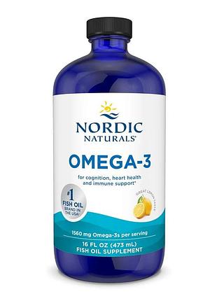 Жирные кислоты nordic naturals omega-3, 473 мл
