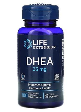 Стимулятор тестостерона life extension dhea dissolve 25 mg, 100 таблеток