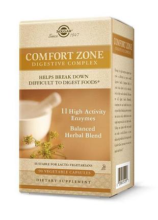 Натуральная добавка solgar comfort zone, 90 вегакапсул
