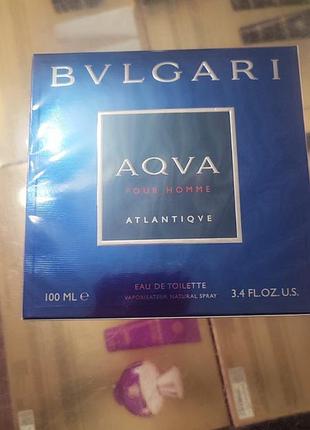 Bvlgari aqva pour homme atlantiqve туалетна вода 15 мл