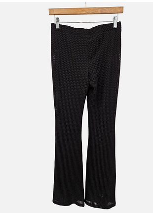 Полупрозрачные широкие брюки трикотаж р.3xl