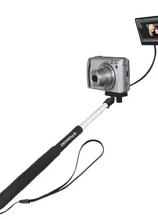 Удлинитель для фотоаппарата polaroid, ручной монопод для автопортретов с зеркалом. телескопическое зеркало.