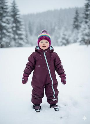 Лижний комбінезон на флісі на 2-3 роки 89-95 см