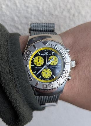 Годинник aquaswiss chronograph швейцарський чоловічий