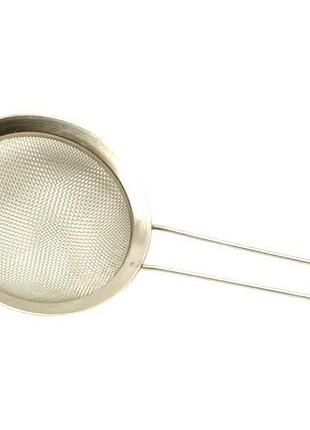 Сито с ручкой 10см нержавеющая сталь тм china