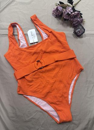 Фактурний утягуючий суцільний купальник