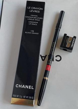 Оригінал. le crayon lèvres long lip pencil контурний олівець для губ для стійкого ефекту + стругачка