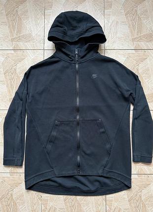 Зип худи nike archive minimal zip hoodie black ykk vision tech fleece sportswear m