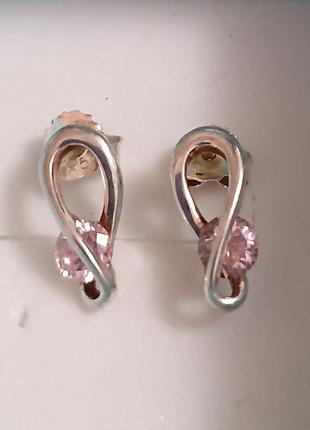 Серебряные сережочки. англия.