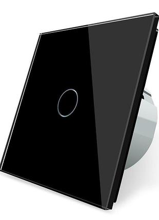 Сенсорний вимикач 1 чорний сенсор, розумний вимикач для дому сенсор