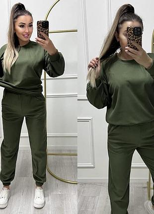 Женский костюм ангора рубчик,5 цветов, кофта и штаны