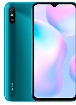 Смартфон xiaomi redmi 9a 2/32gb peacock green 6.53" 1600x720 268 ppi 2 sim lte gps 5000 mah