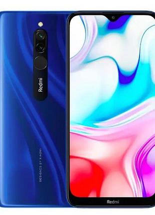 Смартфон xiaomi redmi 8 3/32gb sapphire blue 6.22" 1520x720(hd+) 2 sim 12 мп +2 мп 5000mah
