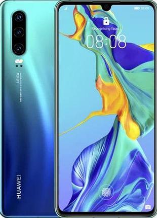 Смартфон huawei p30 6/128 gb aurora 2 sim nfc oled 6.1" 2340x1080 kirin 980 40 мп + 16 мп + 8 мп 3650 маг
