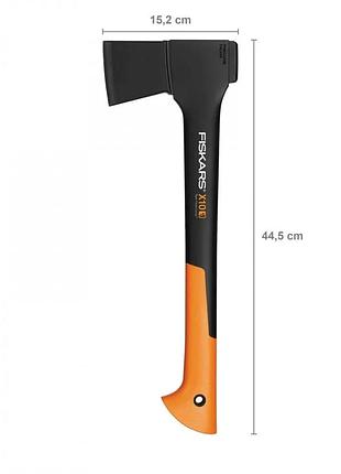 Топор fiskars x10 s (1015619) 2