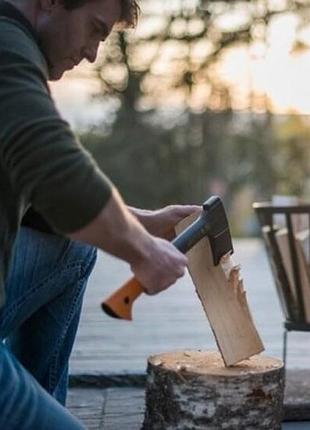 Топор fiskars x10 s (1015619) 8