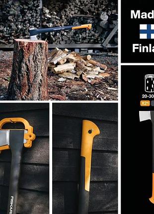 Топор-колун fiskars х21 l (1015642) 8