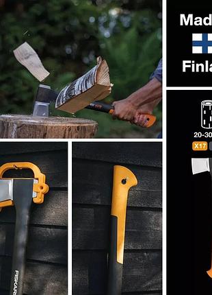Топор-колун fiskars x17 m (1015641) 8