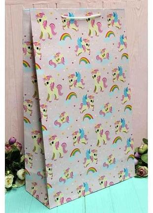 Пакет подарочный вертикальный 55*34*14,5см noпак гв - 317 тм упаковкин