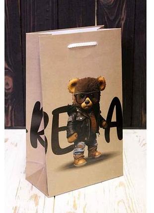 Пакет бумажный подарочный 26*15,5*8см noпак ср-1066крт тм упаковкин