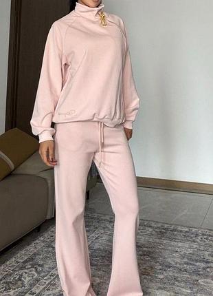 Костюм schiaparelli штани кльош та світшот з горлом