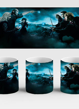 Керамическая чашка кружка с принтом harry potter | гарри поттер 330мл 19.04)