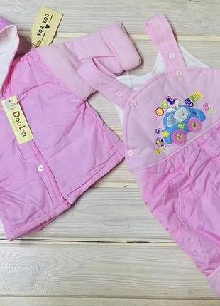 Демісезонний комбінезон з курткою 74-92 зріст 6-18 міс 92