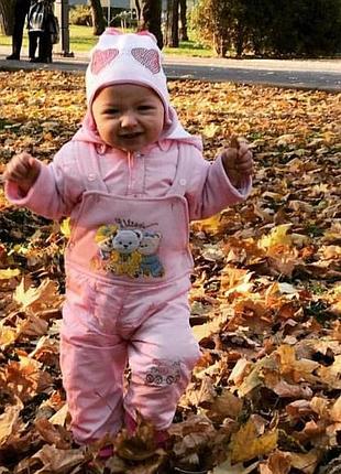 Демісезонний комбінезон з курткою 74-92 зріст 6-18 міс