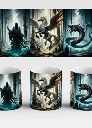 Керамическая чашка кружка с принтом harry potter | гарри поттер 330мл97009)