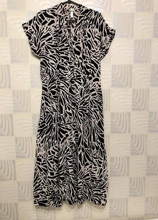 Плаття довге віскоза нове без бірки без нюансів ідеальне на ґудзиках