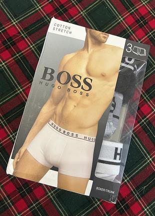 Чоловічі боксери hugo boss 3 шт