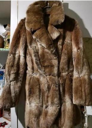 Шуба из ондатри женская