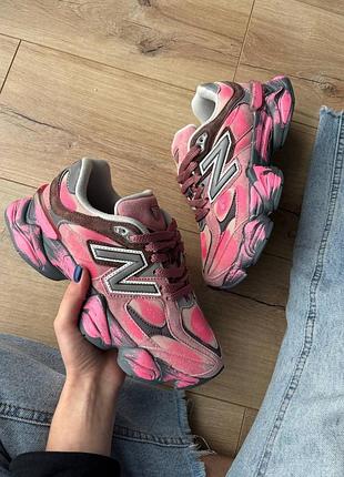 New balance 9060 custom pink  арт 4060