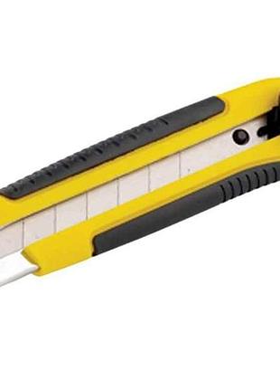 Ніж 25мм висувний обгумований гвинтовий замок тм сила