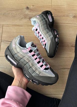 Nike air max 95 grey pink foam  арт 0306