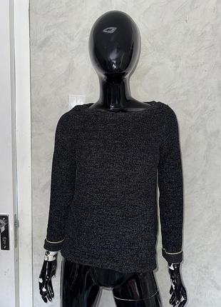 Велюрова кофта з люрексом