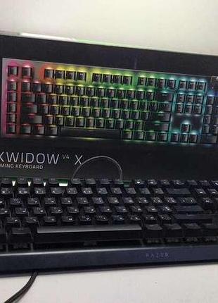 Клавіатура комп'ютерна б/у razer blackwidow v4 x yellow switch rz03-0470