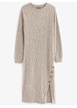 Нова, next, плаття, сукня, в рубчик