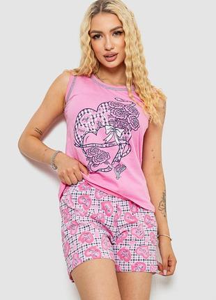 Пижама женская, цвет розовый, 243r03674