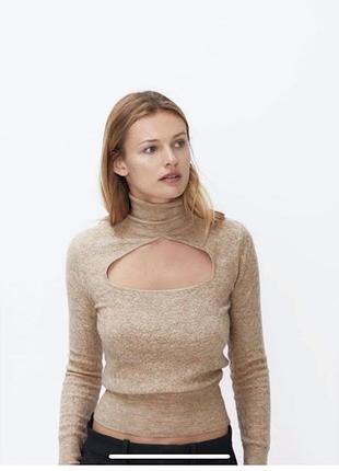 Світерок з вирізом zara 3