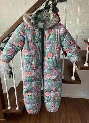 Зимовий комбінезон next, для дівчинки, 122 розмір