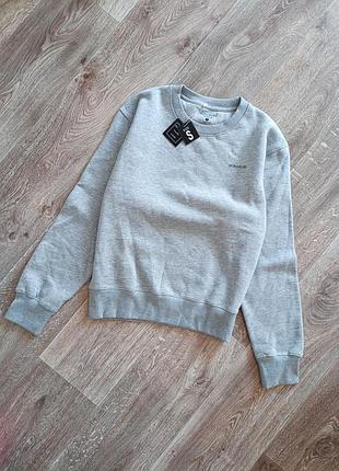 Мужской свитшот на флисе теплый