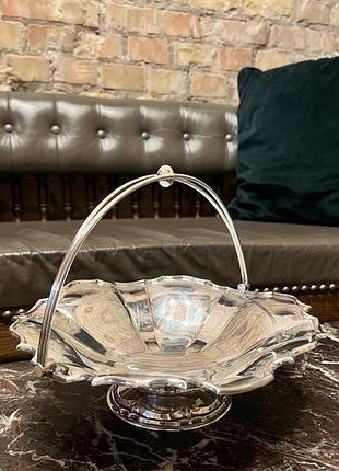 Антикварна англійська фруктовниця walker hall, sheffield