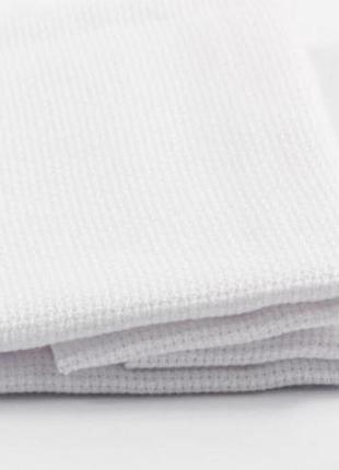 Канва для вишивки, аіда 16 (50х50 см) біла, м'яка, україна