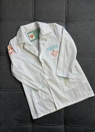 Ігровий костюм доктора. халат медичний дитячий. халат медсестри