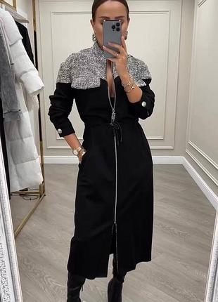 Плаття жіноче твідове на замочку